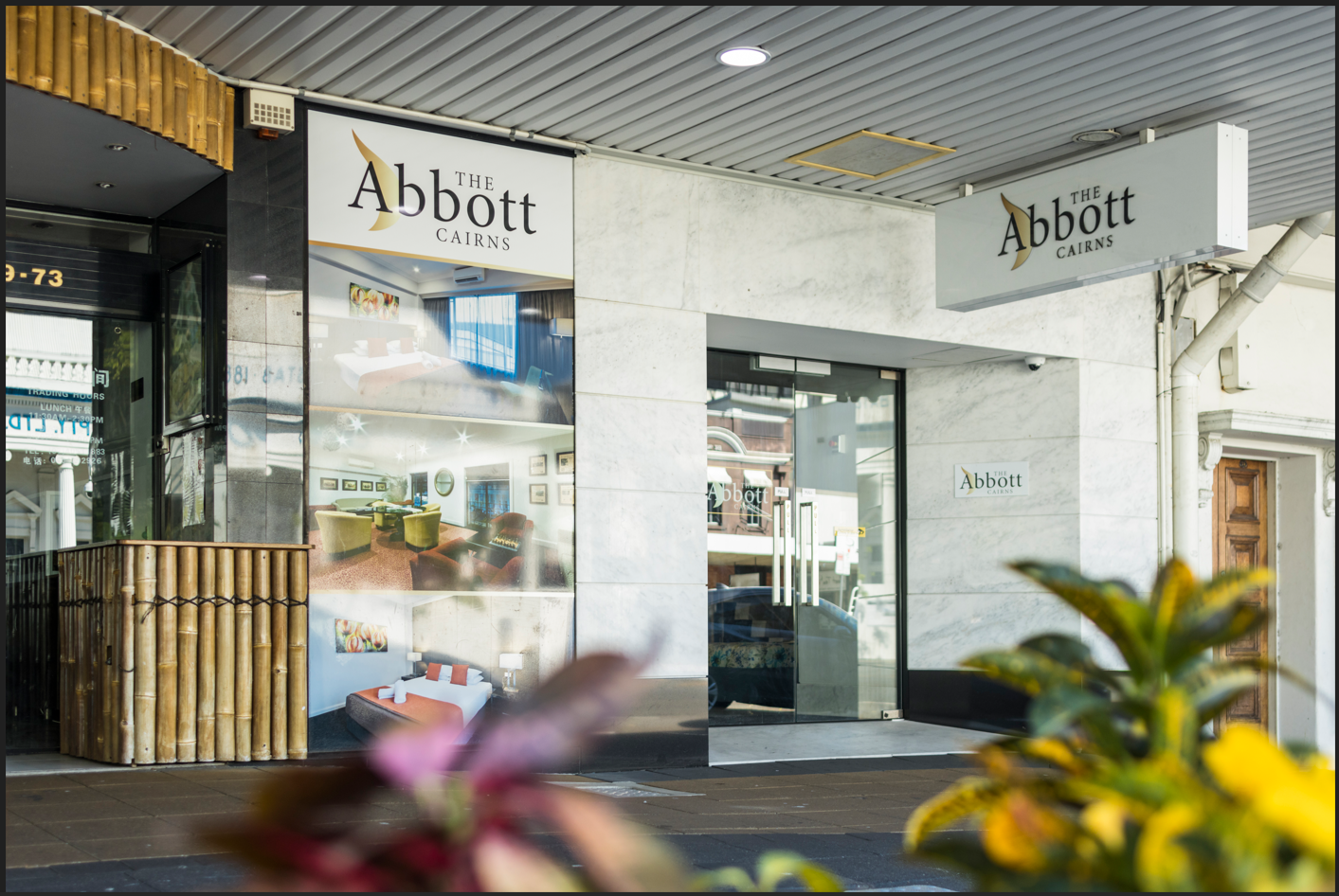 The Abbott entrance